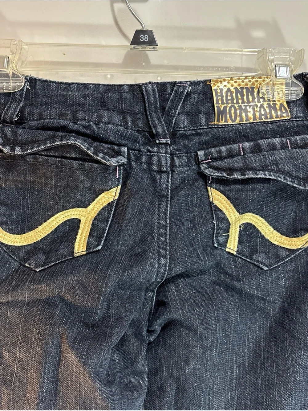 Hannah Montana by Disney Girls sparkling Jeans Straight Fit Jeans. 1195